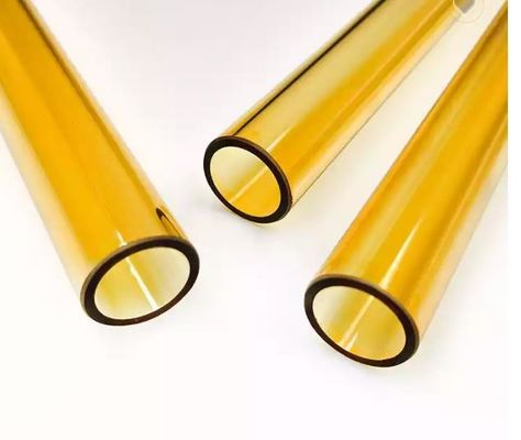 หลอดแก้วทรงกลม Borosilicate Pyrex วัตถุดิบออกไซด์ที่เป็นกรด