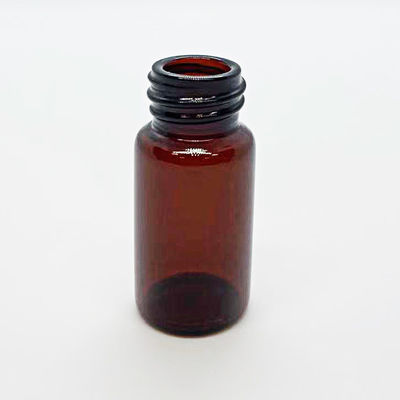 แรงกระแทกสีเหลืองอำพันเภสัชกรรมขวดแก้ว 3ml ขวดสกรูคอ