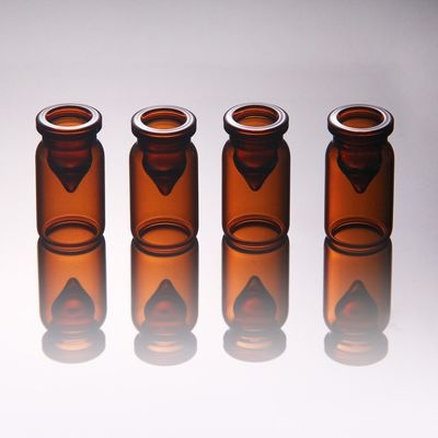 ขวดแก้วขนาดเล็กเรียบ 3ml ขวดยาแก้วสีเหลืองอำพัน
