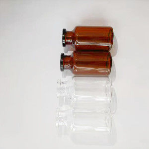 ขวดยาแก้วเล็ก บอโรซิลิเกต Amber Clear 20 Ml กระจก Vial