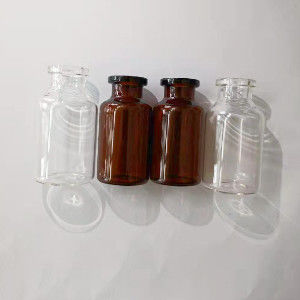ขวดแก้วฉีดผิวเรียบเภสัช 4ml ขวดแก้ว