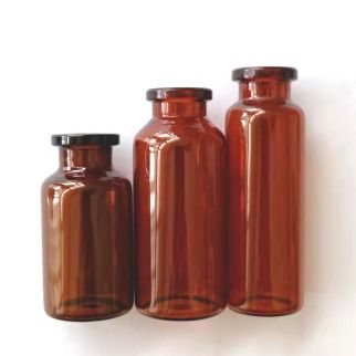 หลอดแก้วสีเหลืองอำพันขนาดเล็ก 2ml-50ml AQL Level