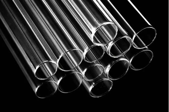 หลอดแก้ว Borosilicate ใสขนาดใหญ่เส้นผ่านศูนย์กลางโดยใช้