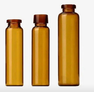 ขวดแก้วฉีดโซดาไลม์กลม 10ml ใสและสีเหลืองอำพัน